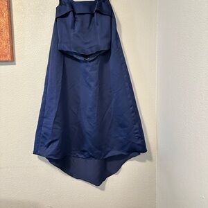 Vintage 80s Roberta Navy Two-Piece Set. No Size. Looks XS-S. See Measurements.